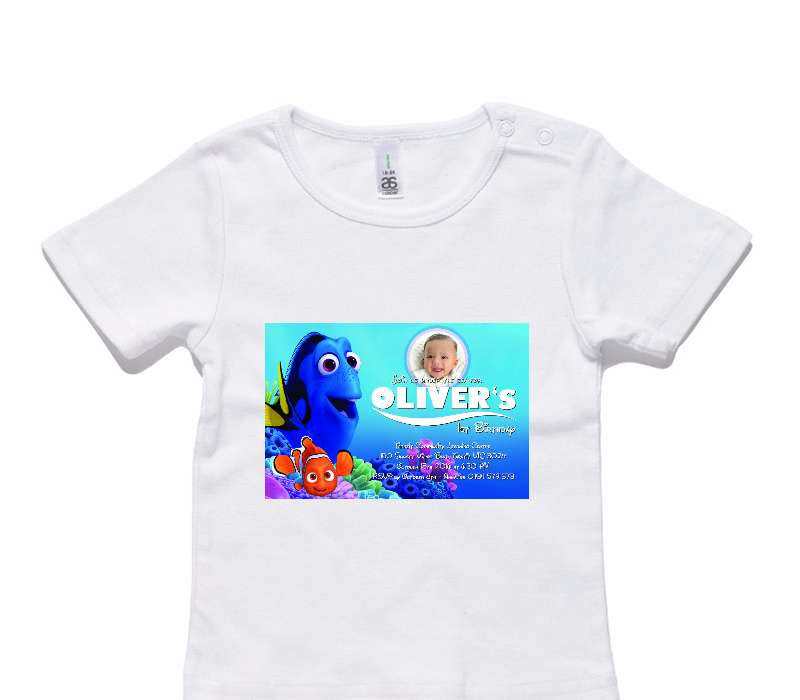 Custom AS Colour White Baby T-Shirt