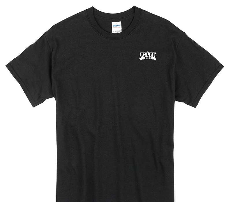 Custom Gildan 100% Cotton Black T-Shirt