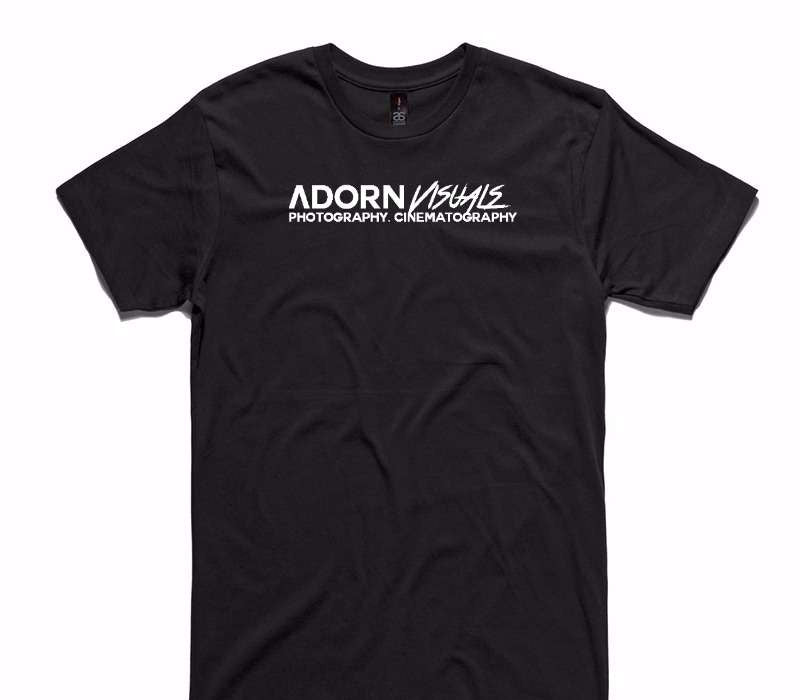 Custom AS Colour 100% Cotton Black T-Shirt