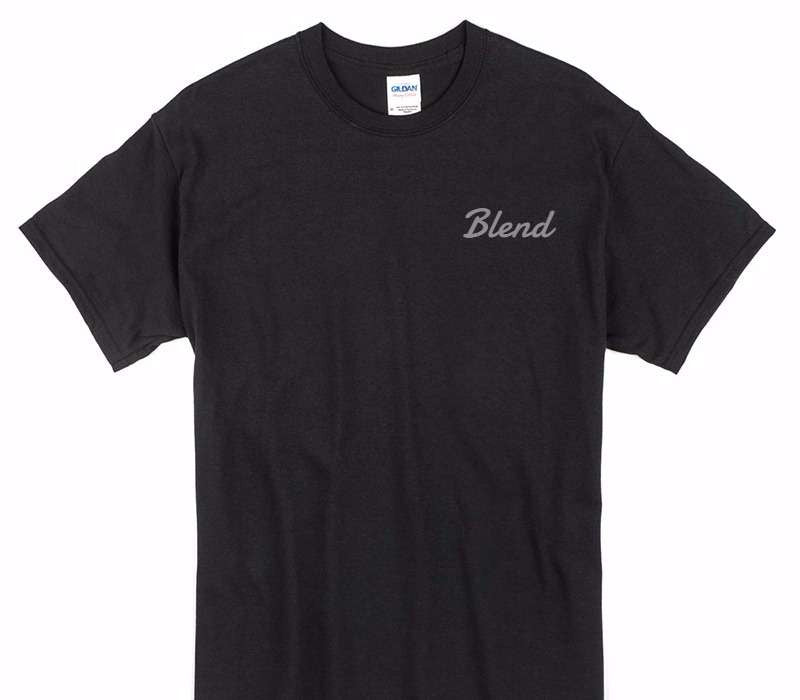 Custom Gildan 100% Cotton Black T-Shirt
