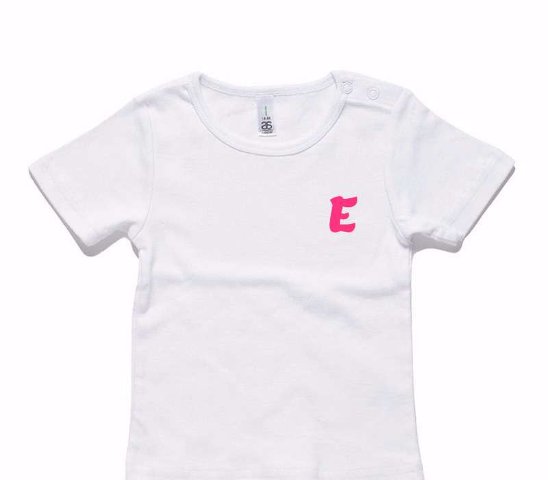 Custom AS Colour White Baby T-Shirt