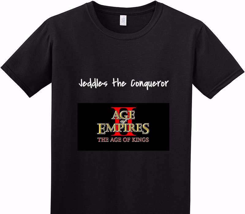 Custom Adult Soft Style 100% Cotton Black T-Shirt