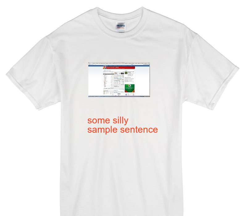 Custom Gildan 100% Cotton White T-Shirt