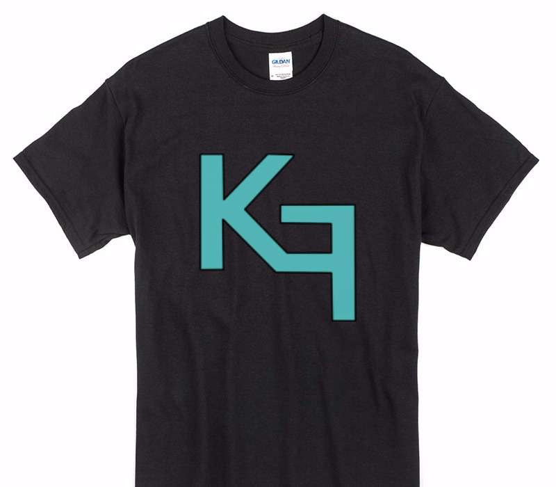 Custom Gildan 100% Cotton Black T-Shirt