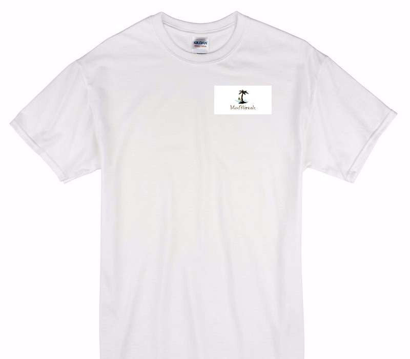 Custom Gildan 100% Cotton White T-Shirt