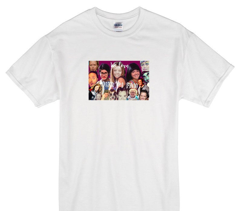 Custom Gildan 100% Cotton White T-Shirt