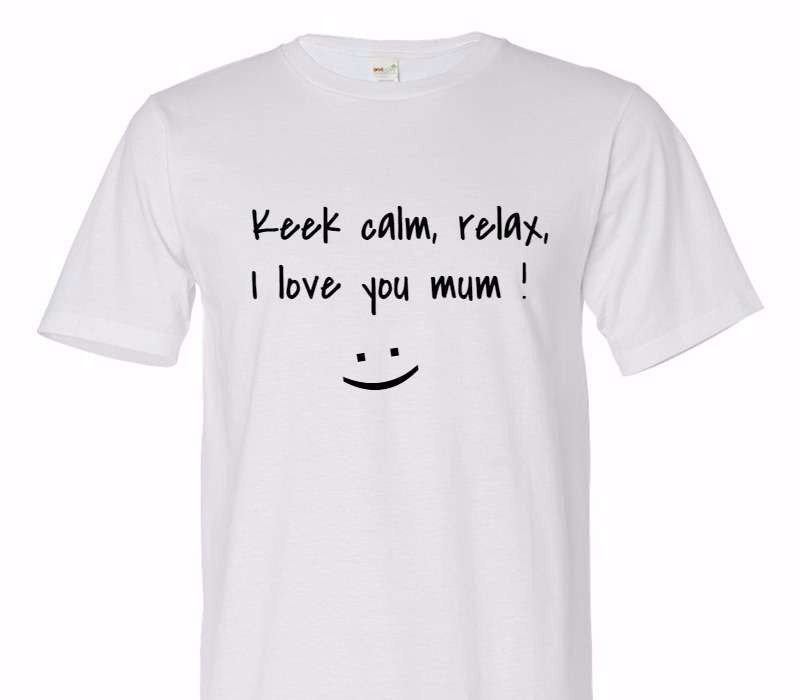 Custom Adult 100% Organic Cotton White T-Shirt