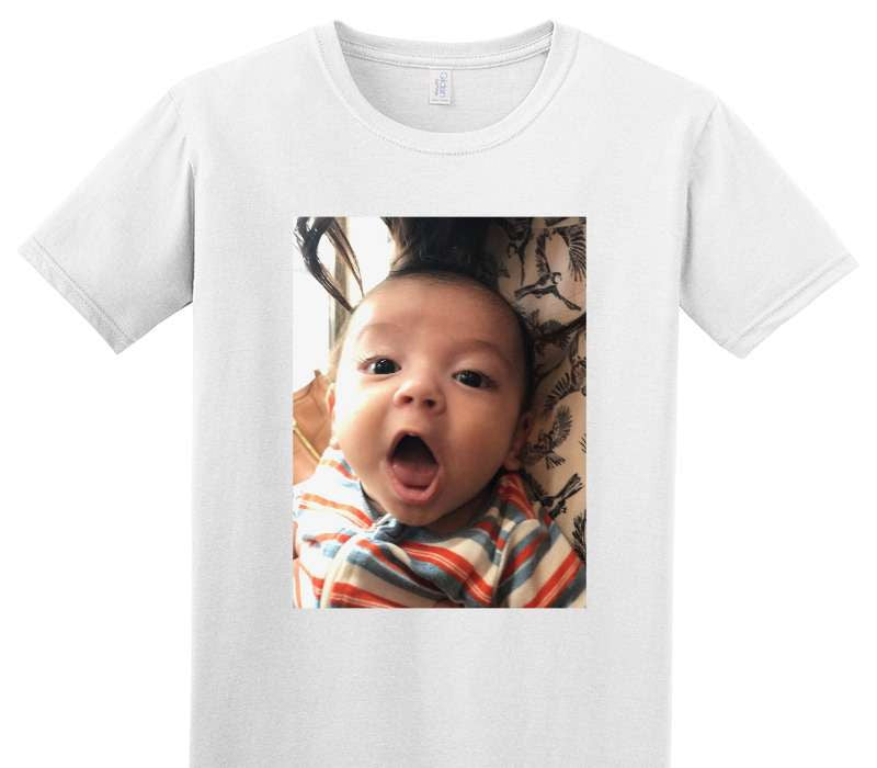 Custom Adult Soft Style 100% Cotton White T-Shirt