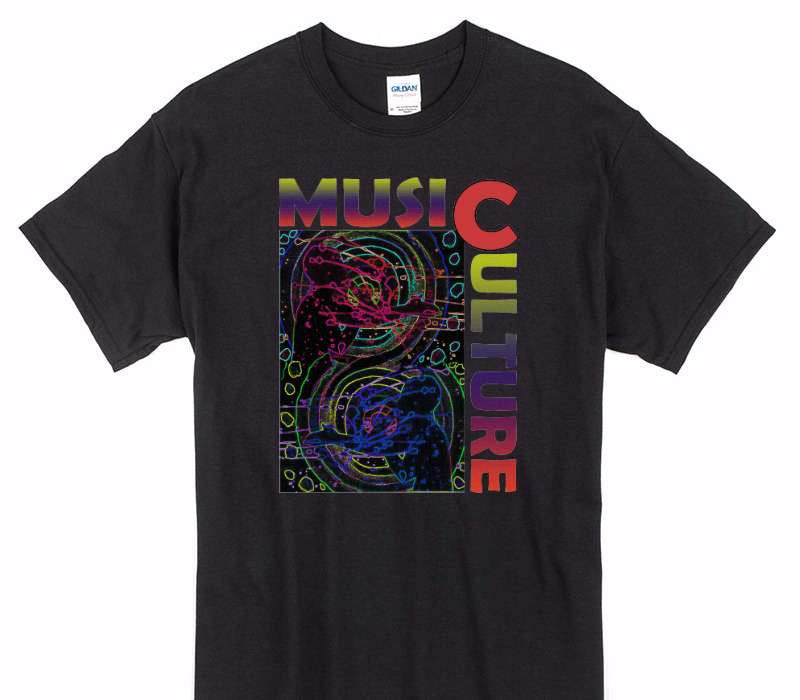 Custom Gildan 100% Cotton Black T-Shirt