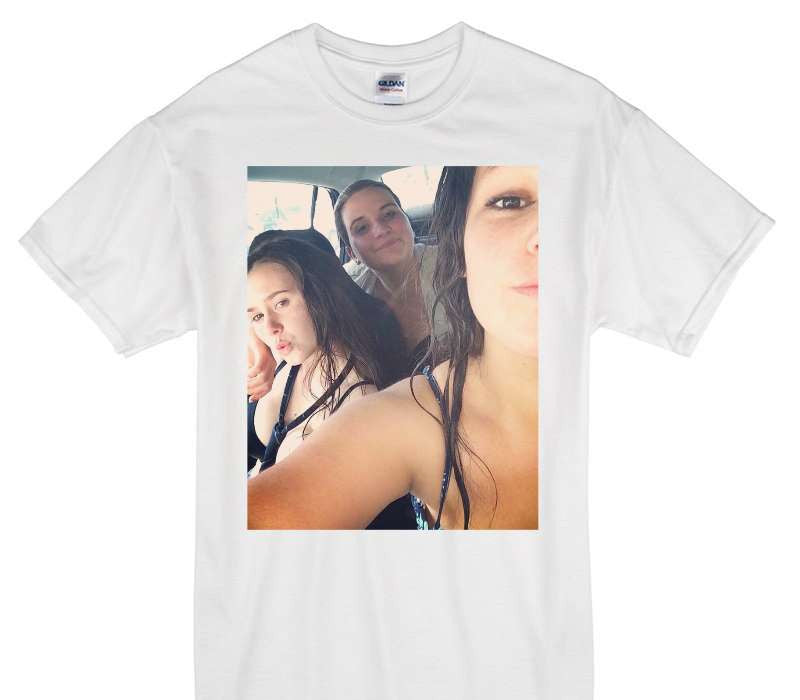 Custom Gildan 100% Cotton White T-Shirt