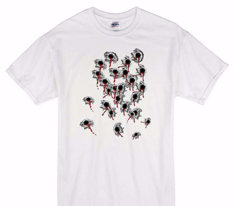 Custom Gildan 100% Cotton White T-Shirt