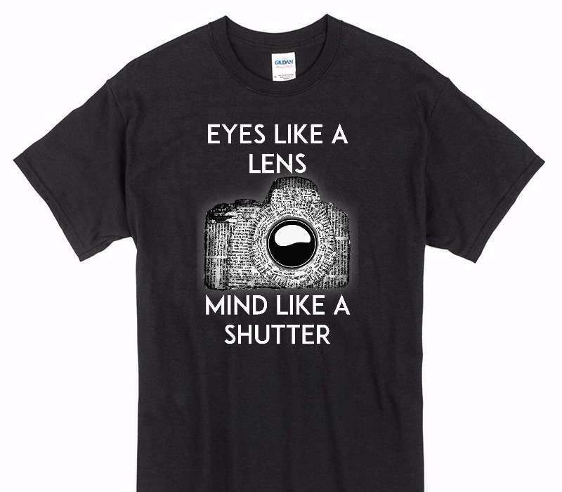 Custom Gildan 100% Cotton Black T-Shirt