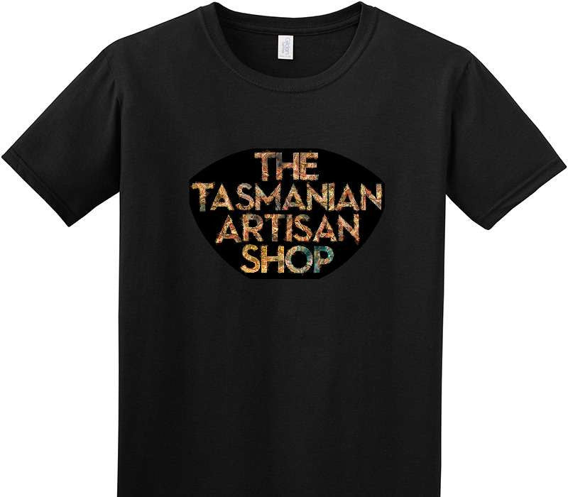 Custom Adult Soft Style 100% Cotton Black T-Shirt