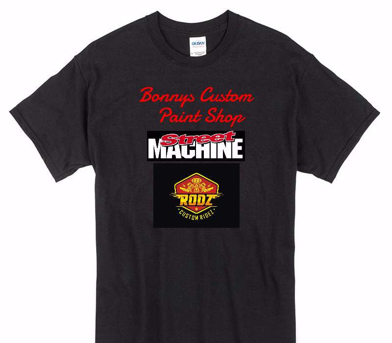 Custom Gildan 100% Cotton Black T-Shirt
