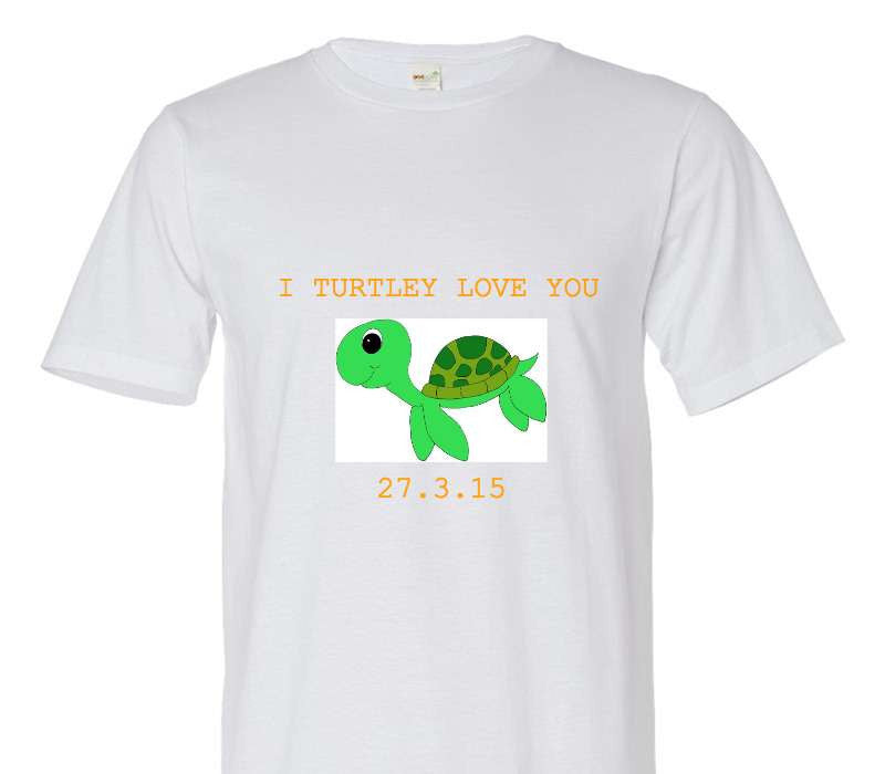 Custom Adult 100% Organic Cotton White T-Shirt
