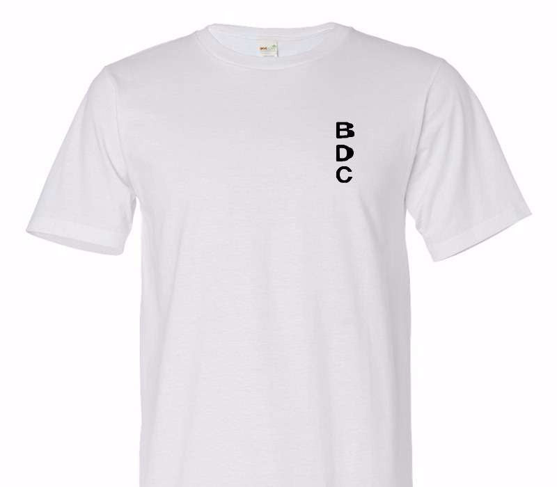 Custom Adult 100% Organic Cotton White T-Shirt