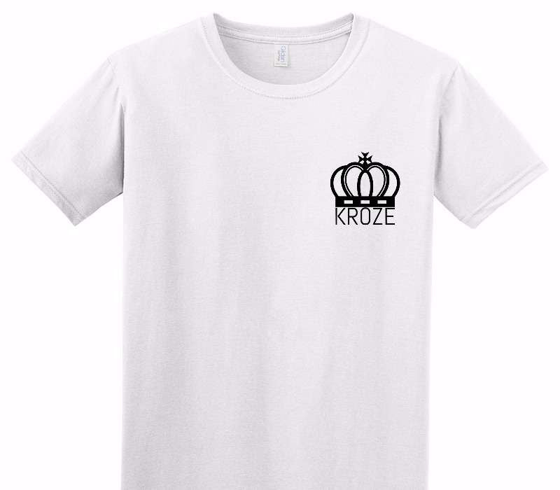 Custom Adult Soft Style 100% Cotton White T-Shirt