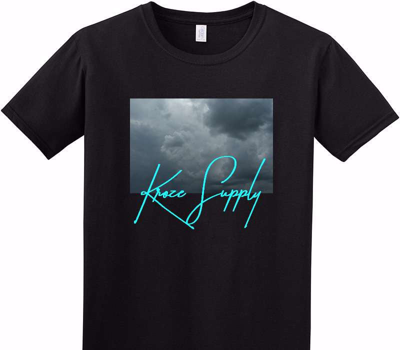 Custom Adult Soft Style 100% Cotton Black T-Shirt