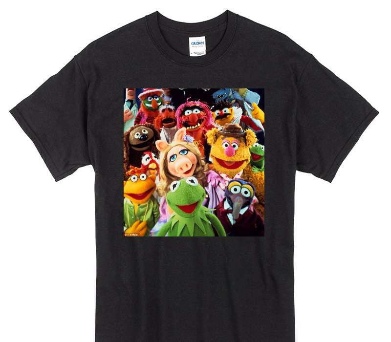 Custom Gildan 100% Cotton Black T-Shirt