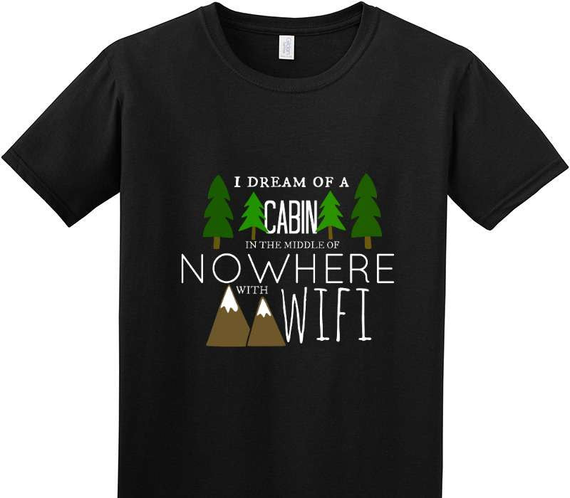 Custom Adult Soft Style 100% Cotton Black T-Shirt