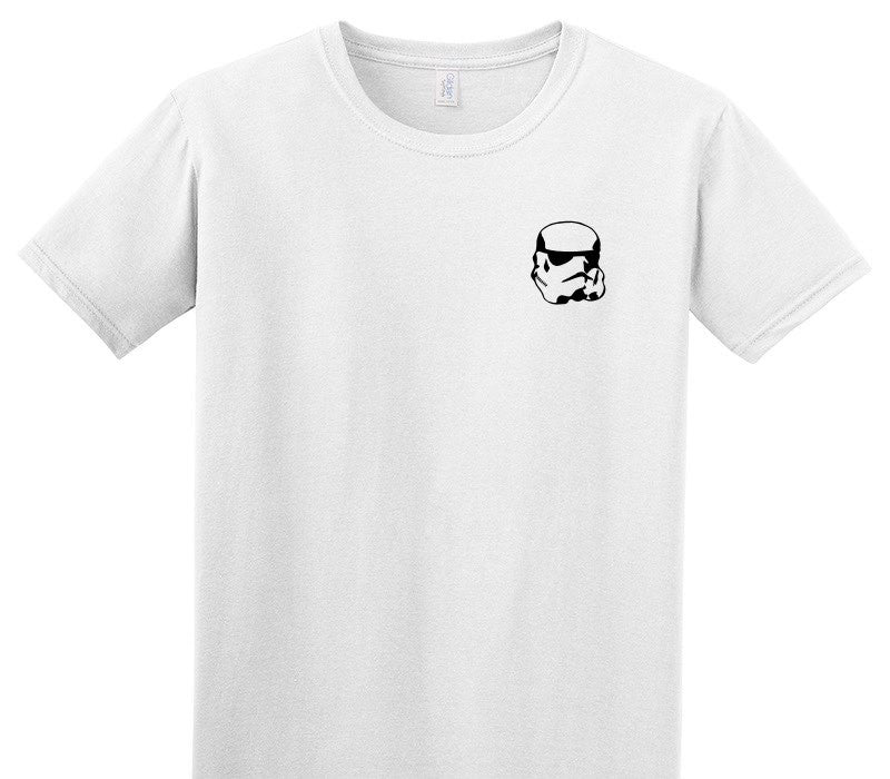 Custom Adult Soft Style 100% Cotton White T-Shirt