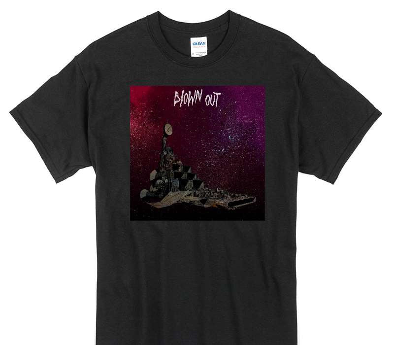 Custom Gildan 100% Cotton Black T-Shirt