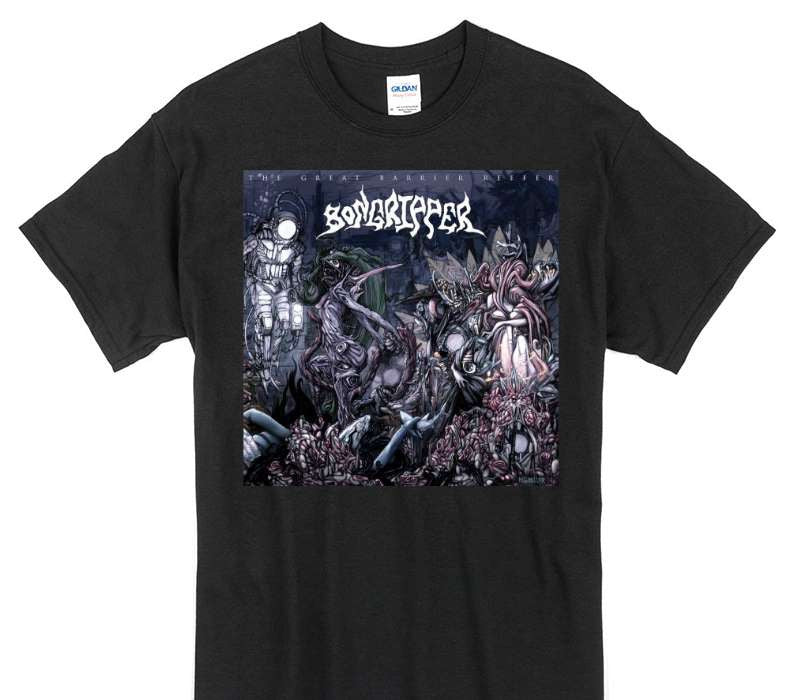 Custom Gildan 100% Cotton Black T-Shirt
