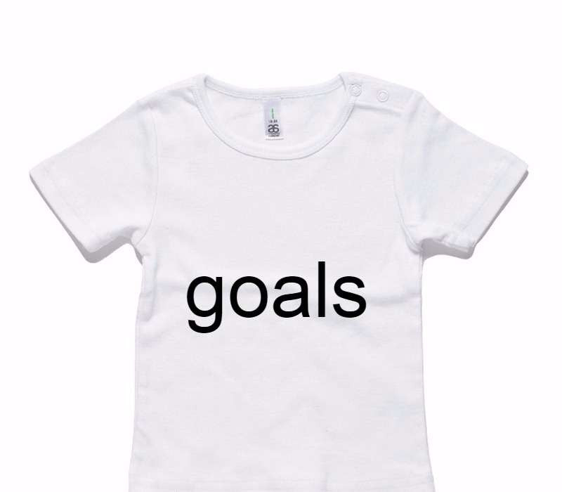 Custom AS Colour White Baby T-Shirt