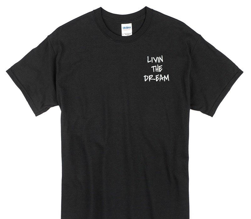 Custom Gildan 100% Cotton Black T-Shirt