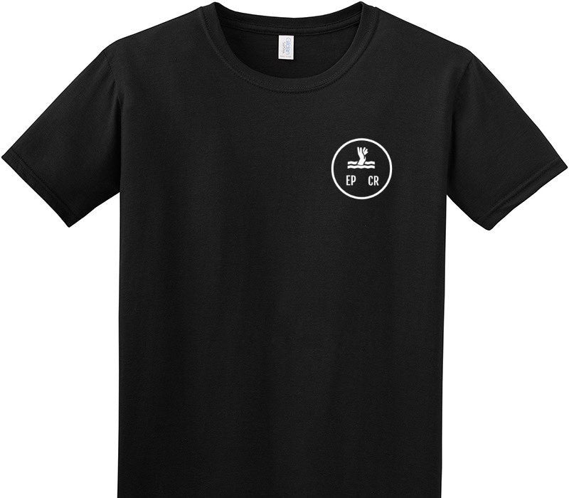 Custom Adult Soft Style 100% Cotton Black T-Shirt