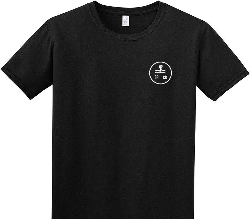 Custom Adult Soft Style 100% Cotton Black T-Shirt