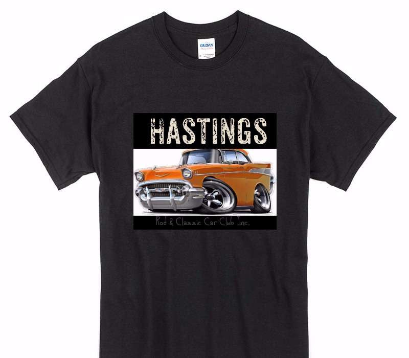 Custom Gildan 100% Cotton Black T-Shirt