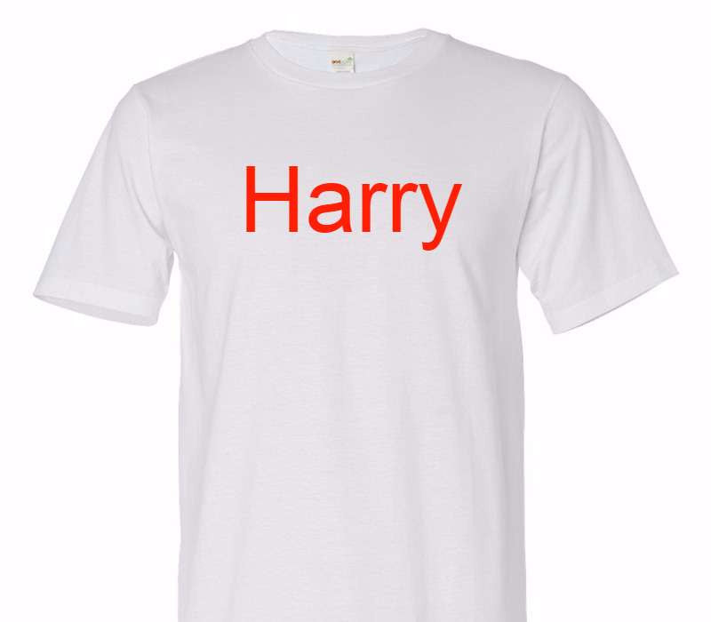 Custom Adult 100% Organic Cotton White T-Shirt