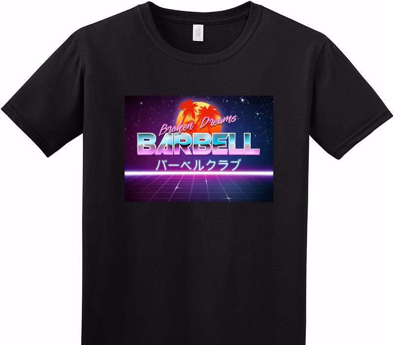 Custom Adult Soft Style 100% Cotton Black T-Shirt