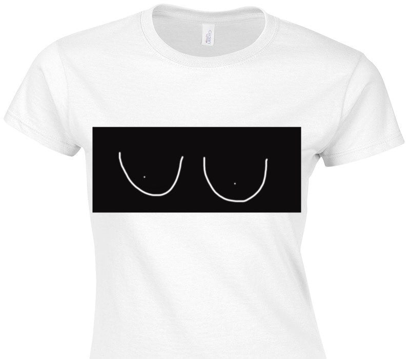Custom Womens Soft Style 100% Cotton White T-Shirt