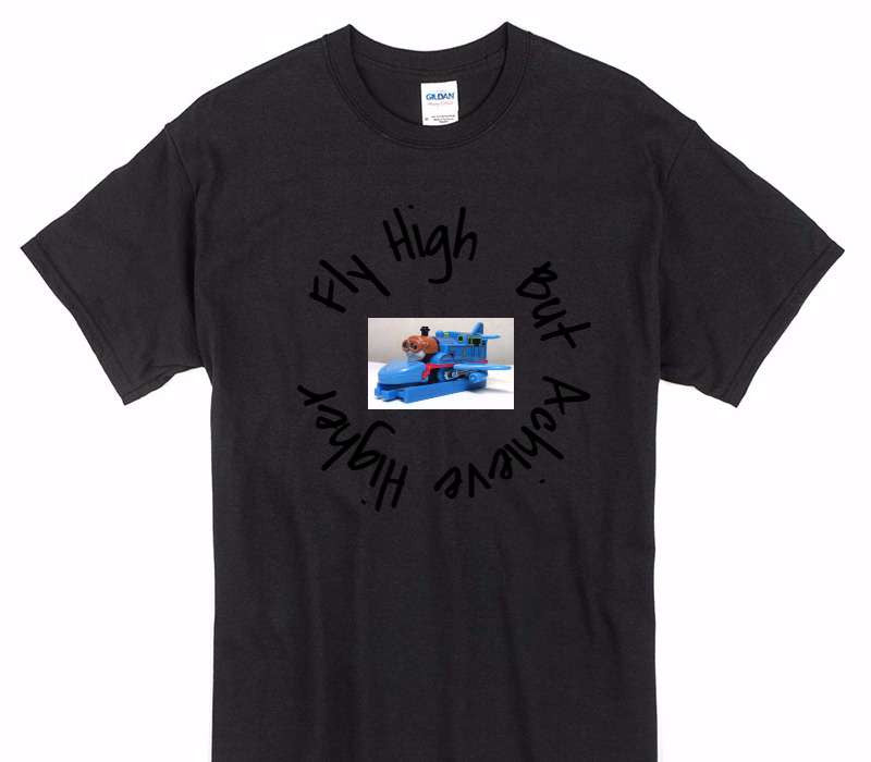 Custom Gildan 100% Cotton Black T-Shirt