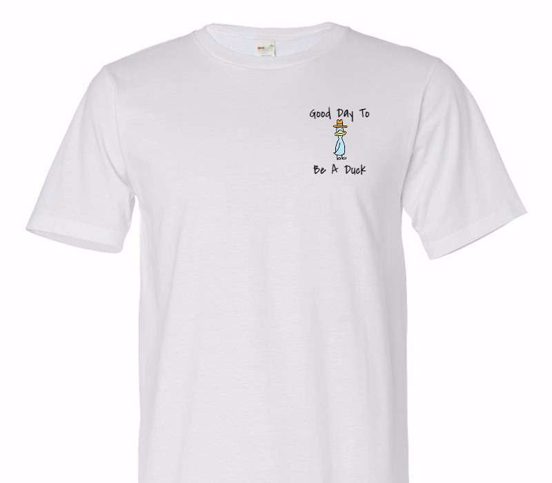 Custom Adult 100% Organic Cotton White T-Shirt