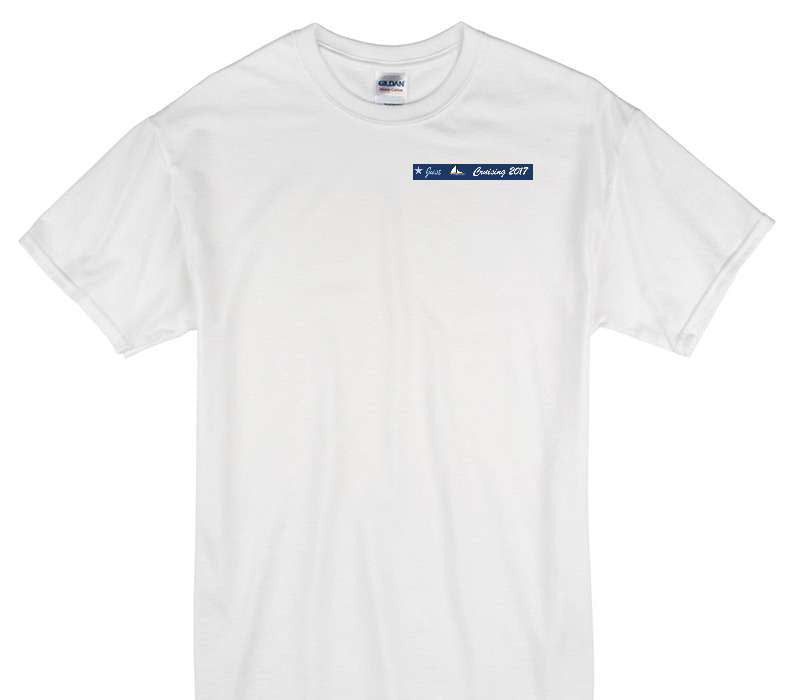 Custom Gildan 100% Cotton White T-Shirt