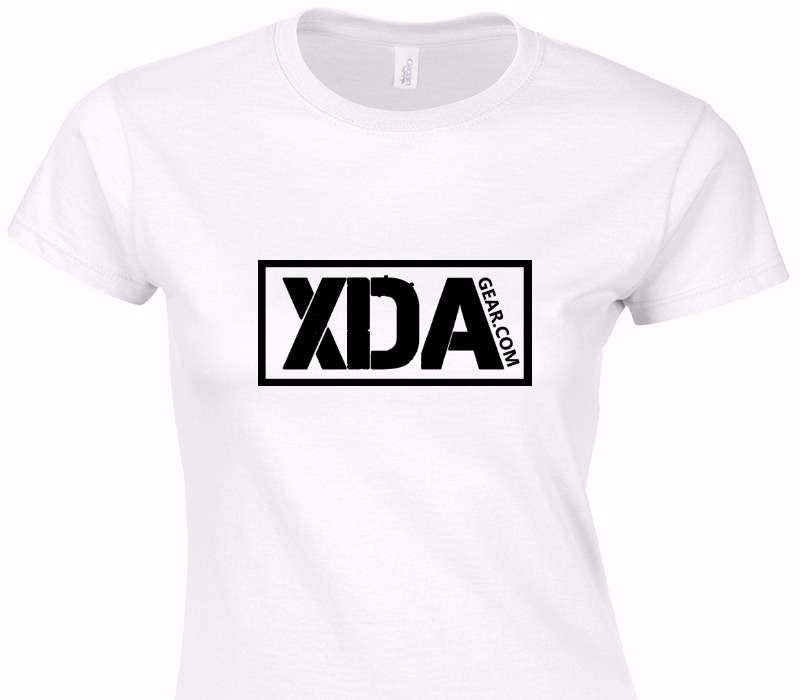Custom Womens Soft Style 100% Cotton White T-Shirt