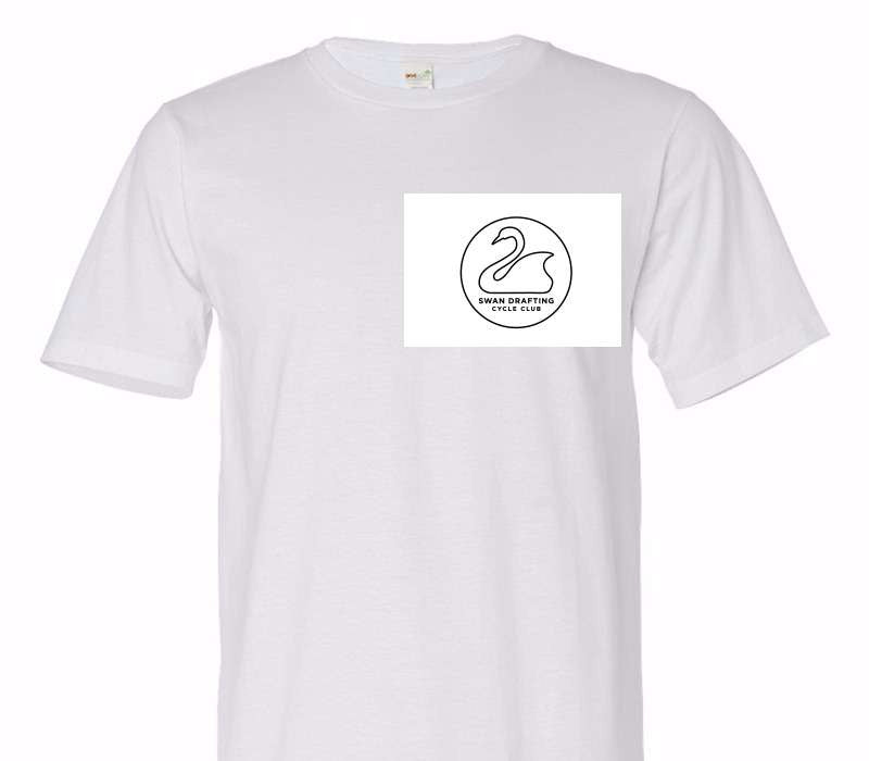Custom Adult 100% Organic Cotton White T-Shirt