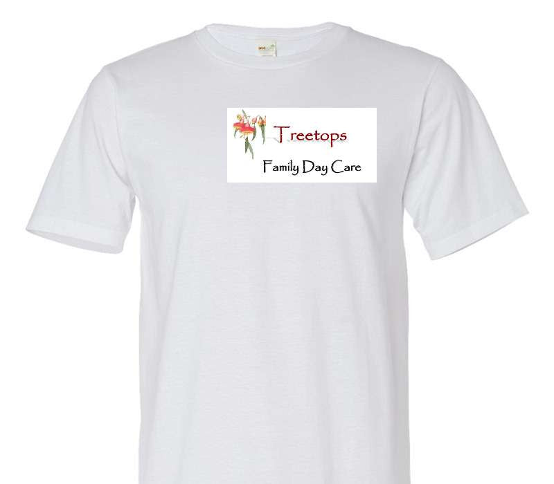 Custom Adult 100% Organic Cotton White T-Shirt