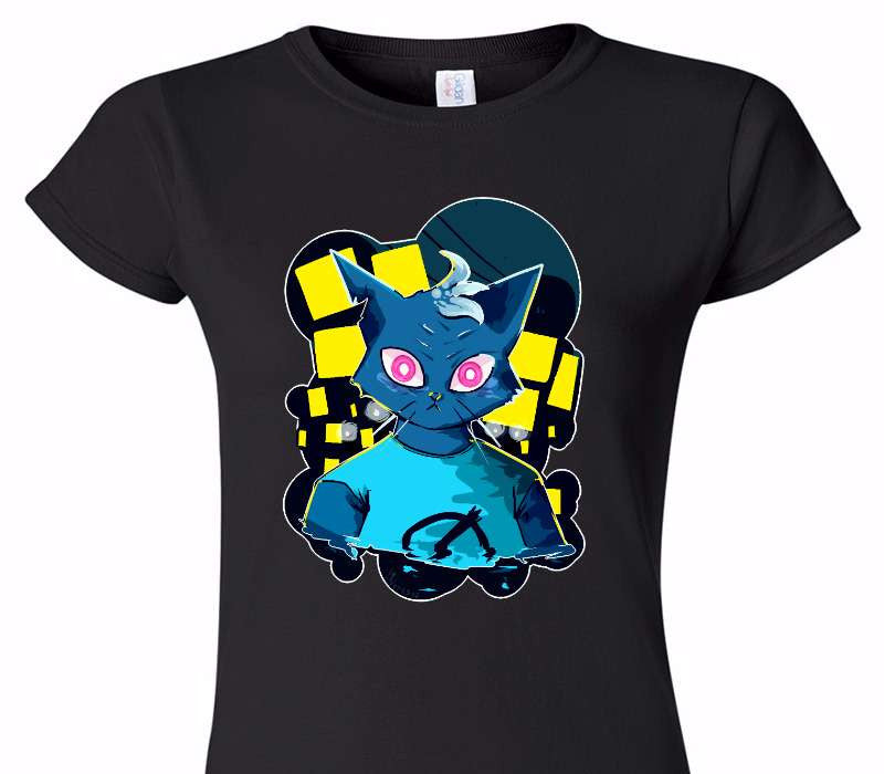 Custom Womens Soft Style 100% Cotton Black T-Shirt