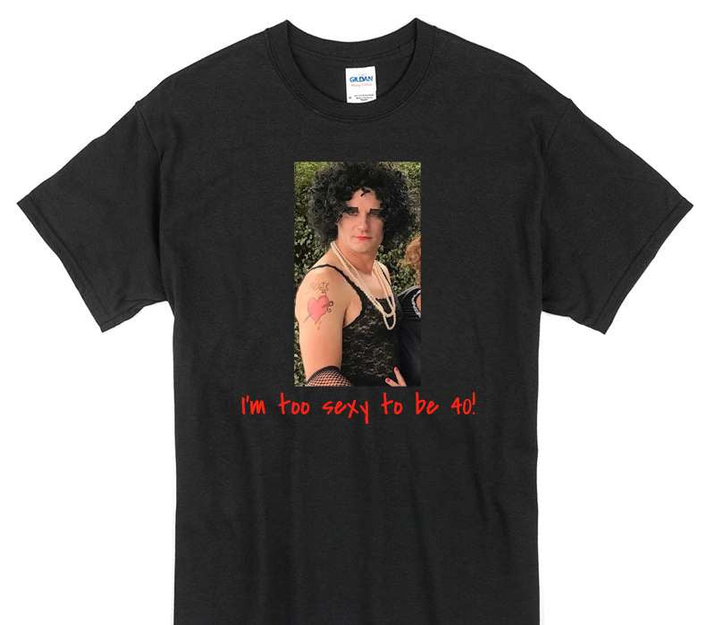 Custom Gildan 100% Cotton Black T-Shirt