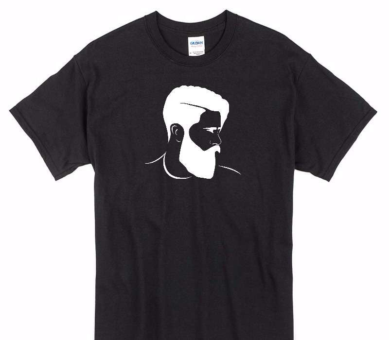 Custom Gildan 100% Cotton Black T-Shirt