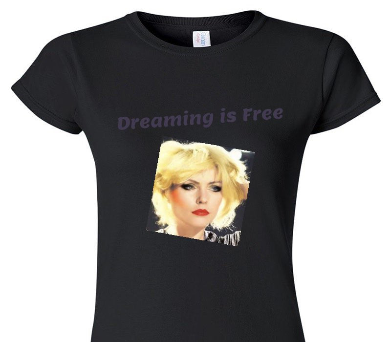 Custom Womens Soft Style 100% Cotton Black T-Shirt