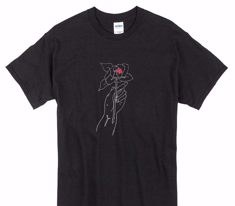 Custom Gildan 100% Cotton Black T-Shirt