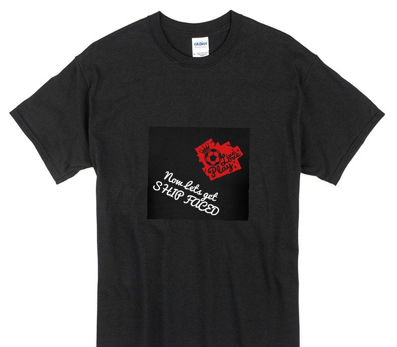 Custom Gildan 100% Cotton Black T-Shirt