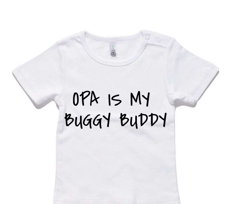 Custom AS Colour White Baby T-Shirt