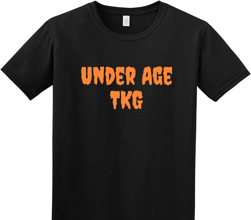 Custom Adult Soft Style 100% Cotton Black T-Shirt
