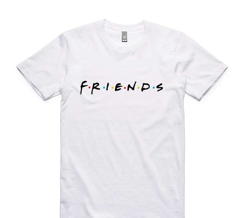 Custom AS Colour 100% Cotton White T-Shirt